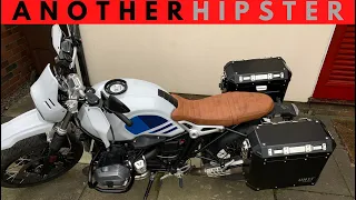 Aluminium panniers on BMW R Nine T! Finally setup for touring! Brought from Pier City Custom, UK