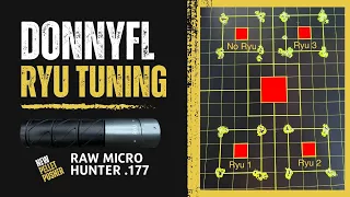 Tuning Barrels with the New Ryu Moderator from DonnyFL feat. the RAW Micro Hunter .177 Pellet Pusher
