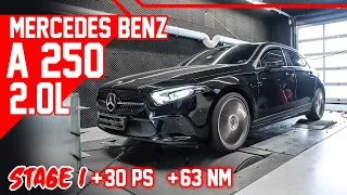 Mercedes Benz A 250 | Softwareoptimierung Stage 1 | 100-160 km/h & Prüfstand | mcchip-dkr