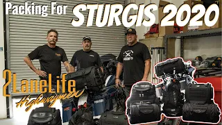 How to Pack for Sturgis! | Motorcycle Trip Packing Guide | Sturgis 2020 | 2LaneLife