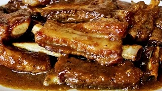 Pork ribs in sauce - you won't eat pork ribs any other way