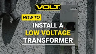 Installing a Transformer for Low Voltage Landscape Lighting