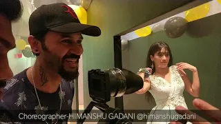 Choreographer HIMANSHU GADANI - YEH RISHTA KYA KEHLATA HAI - FULL BTS   SONG-ISHQ- DI-CHASHNI.