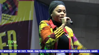 Chidinma Ministering live at Just Worship 2021