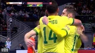 Melhores Momentos Espanha X Brasil | Amistoso Internacional de Futsal 2019 (05/02/2019)