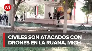 ¿Por qué están atacando con drones La Ruana, Michoacán?