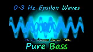 0.3 Hz Epsilon Wave Binaural Beat | 40 Hz Carrier Tone | 200 Hz Overlay | 1 Hour Meditation