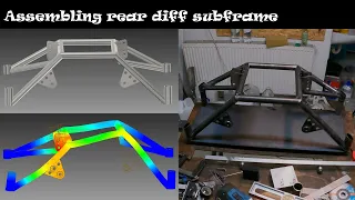 How to build and TIG weld differential subframe | Lada VFTS Rally prototype