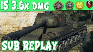 IS WOT Blitz Sub Replay 3.6k dmg 5 kill Kolobanov | Littlefinger on World of Tanks Blitz