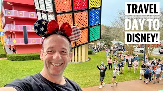Travel Day UK to Florida | Pop Century Resort | Orlando family Vlog