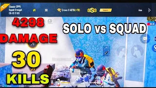 30 Kills Solo vs Squad || pubg || pubg mobile telugu || telugu gamer || #Tacaz || #4Finger #FullGyro