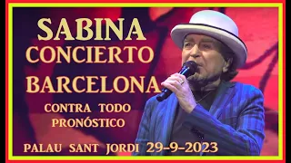 SABINA Contra Todo Pronóstico ,Barcelona 29-9-2023