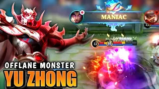 ALMOST SAVAGE!! GAMEPLAY YU ZHONG AGGRESSIVE PLAY | Build Top Global Yu Zhong - Mobile Legends