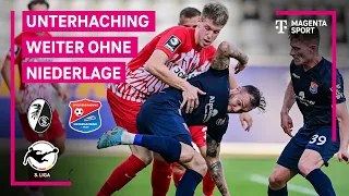 SC Freiburg II - SpVgg Unterhaching, Highlights mit Live-Kommentar | 3. Liga | MAGENTA SPORT