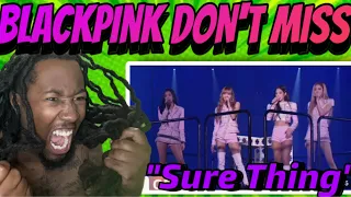 THIS HARD!! BlackPink - "Sure Thing" Miguel Cover (reaction)