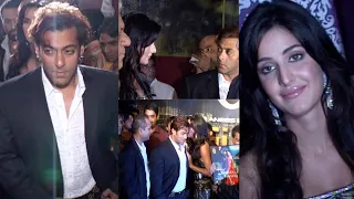 Salman Khan and Katrina Kaif together attend 'Singh is Kinng' music release, Katrina looks nervous