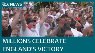 Millions watch as England beat Germany to go through to Euro 2020 quarter-finals | ITV News