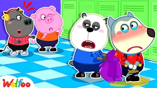 Don't Laugh at Wolfoo! Pando Protects Wolfoo - Wolfoo and A New School Story@WolfooCanadaKidsCartoon