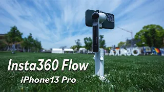 【TEST FOOTAGE】Insta360 Flow | Insta360 APP(Color:FilmF3) | iPhone13 Pro | OSAKA TENNOJI | ジンバル撮影