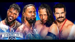 Usos vs Shinsuke Nakamura & Rick Boogs, WrestleMania