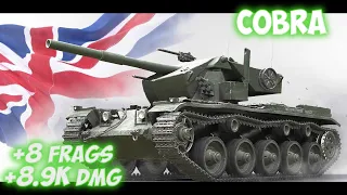 Cobra - 8 Frags 8.9K Damage - Super drum! - World Of Tanks