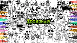 Zoonomaly Coloring Pages / How To Color ALL New BOSSES and MONSTERS Zoonomaly ALL Chapters / NCS