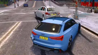 GTA 4 Crash Testing Real Car Mods #12