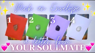 A LETTER FROM YOUR SOULMATE ✉️🥰💘 Detailed Pick-a-Card Tarot Reading ✨