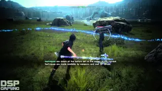 Final Fantasy XV: Episode Duscae Demo pt1 - 4 Guys, 1 Tent/Combat Tutorial