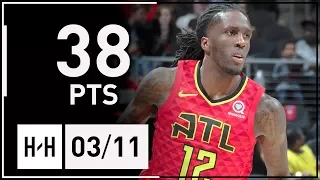 Taurean Prince Full Highlights Hawks vs Bulls (2018.03.11) - 38 Points, 7 Assists