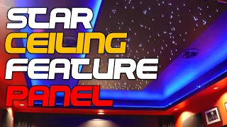 How to build a STARLIGHT Ceiling Feature for Home Theater | STEP BY STEP | Part 1