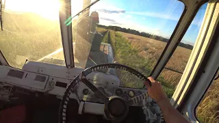 Еду на тракторе т150 в поле, собираю мысли про канал.Tractor T150 rides in the field