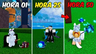 Passei 50 Horas Rastreando FRUTAS no Blox Fruits