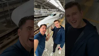 The fastest train in Japan🤯