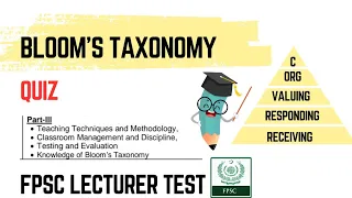 Blooms Taxonomy || Bloom's Taxonomy Questions || Domains of Bloom's Taxonomy - Levels of Blooms