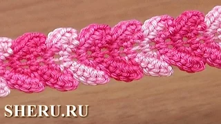 Free Crochet Braid Ribbon Tutorial 30 Вязаный крючком шнур