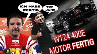 LEVELLA | Mercedes W124 E400 - Die erste Fahrt mit dem E60 AMG Motor von Sterngarage!