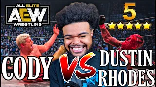 Cody VS Dustin Rhodes HIGHLIGHTS REACTION (AEW Double Or Nothing 2019) 🎰🎲