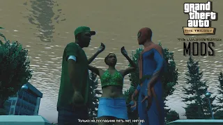 GTA SA The Definitive Edition Spider-Man Mod  Мод на Человека-Паука