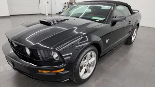 2009 FORD MUSTANG RED LEATHER CONVERTIBLE GT PREMIUM 4K WALKAROUND 13763Z SOLD!