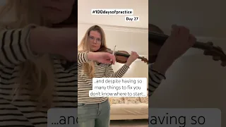 Day 27 #100daysofpractice Fidgety Dvorak #violinist #dvořák #dvorakviolinconcerto