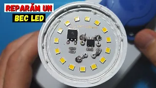 Cum reparam un bec LED cu integrat de limitare curent necunoscut