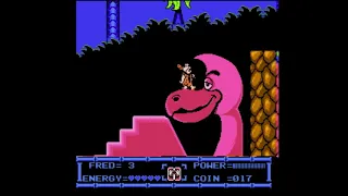 Flintstones The Rescue Of Dino & Hoppy Nes Nintendo Complete One Life Playthrough 60 FPS