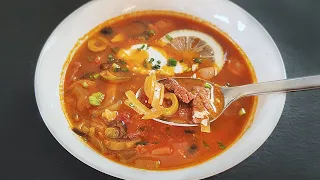 Discover the perfect MEAT SOUP recipe | solyanka