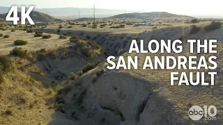 San Andreas Fault in California: Raw Drone Video [4K] | Earthquake Ready or Not