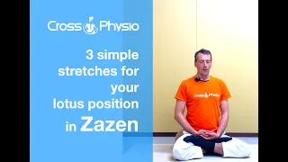 3 stretches to make the full lotus meditation practice easier - Zen & CrossPhysio