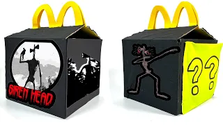 UNBOXING MYSTERY LEGO SIRENHEAD HAPPY MEAL MCDONALDS BOX!!❌ (DO NOT WATCH!😱)