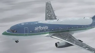Air Florida Flight 90 - Crash Animation