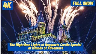 [4K]The Nighttime Lights At Hogwarts Castle Full Show 2021!