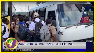 Public Transportation Crisis Affecting Students | TVJ News Oct 13 2022